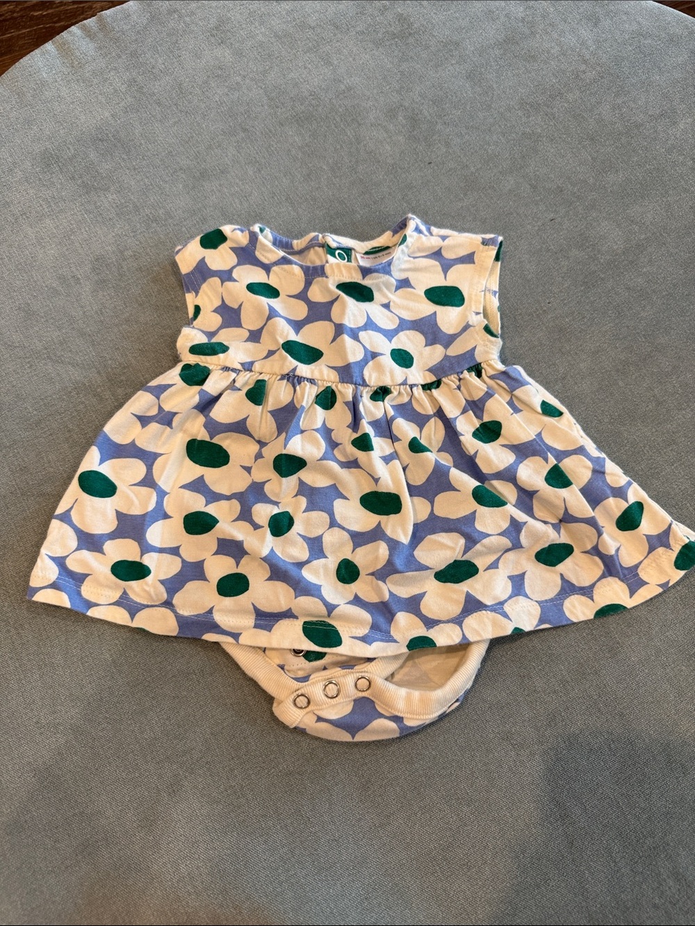 Hanna Andersson Baby Print Skirted Bodysuit